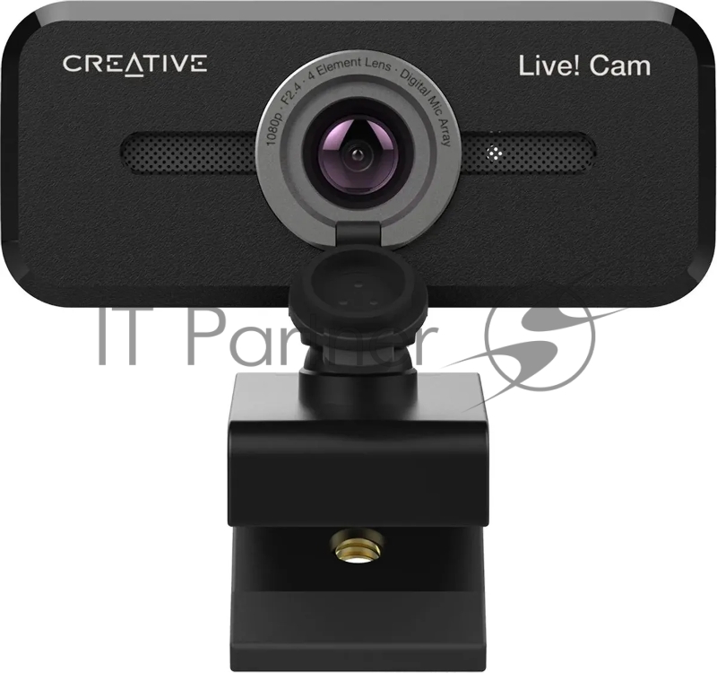 Камера Web Creative Live! Cam SYNC 1080P V2 черный 2Mpix (1920x1080) USB2.0 с микрофоном