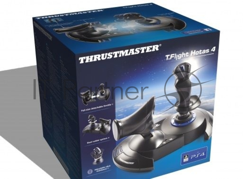 Джойстик ThrustMaster T-FLIGHT HOTAS 4 OFFICIAL EMEA черный USB