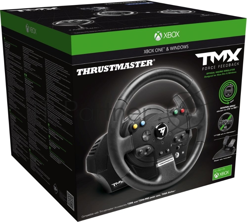 Руль ThrustMaster TMX Force EU Version 13кноп. (с педалями) черный