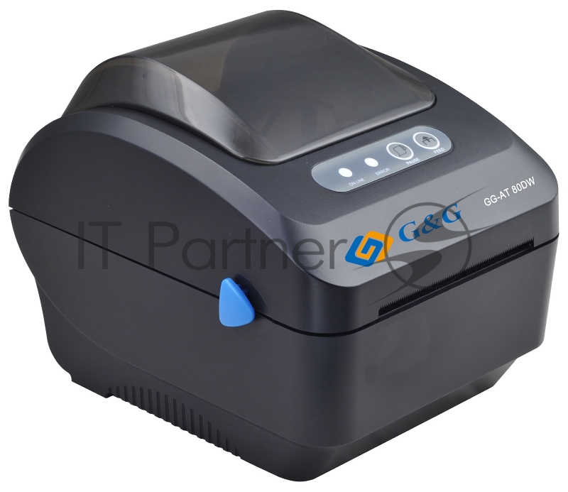 Термопринтер G&G GG-AT-80DW-U (для печ.накл.) стационарный черный