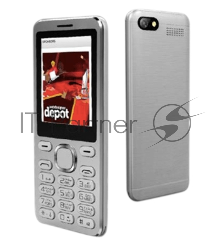 Телефон сотовый F+ S240 Dark Grey, 2.4 240х320, 32MB RAM, 32MB, up to 16GB flash, 0.08Mpix, 2 Sim, BT v2.1, Micro-USB, 1000mAh, 104g, 125 ммx53 ммx9,2 мм