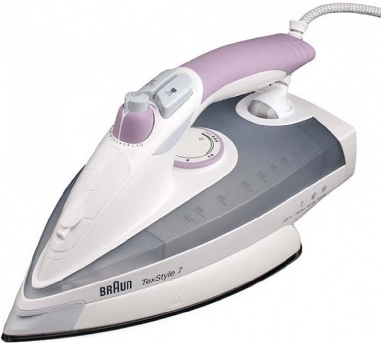 Утюг Braun TS755E 2400Вт белый/розовый