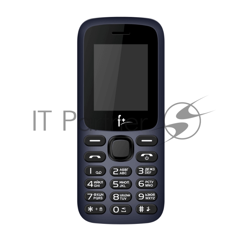 Мобильный телефон F+ F197 Dark blue, 1.77 128x160, 32MB RAM, 32MB, up to 32GB flash, 0.08Mpix, 2 Sim, BT v2.0, Micro-USB, 600mAh, 70g, 114 ммx48 ммx13 мм