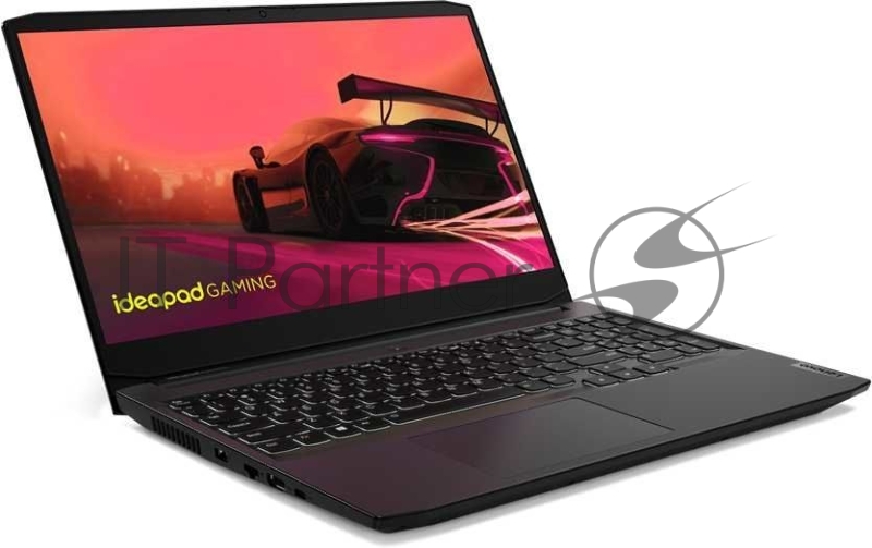 Ноутбук Lenovo Gaming3 15IHU6 15.6 FHD, Intel Core i5-11300H, 8Gb, 512Gb SSD, NVidia RTX3050 4Gb, no ODD, no OS, черный