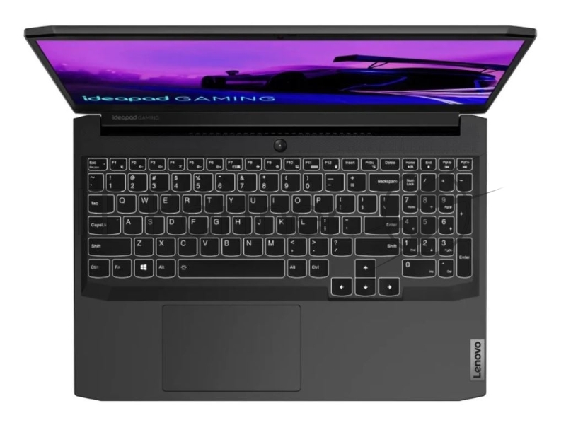 Ноутбук Lenovo Gaming3 15IHU6 15.6 FHD, Intel Core i5-11300H, 8Gb, 512Gb SSD, NVidia RTX3050 4Gb, no ODD, no OS, черный