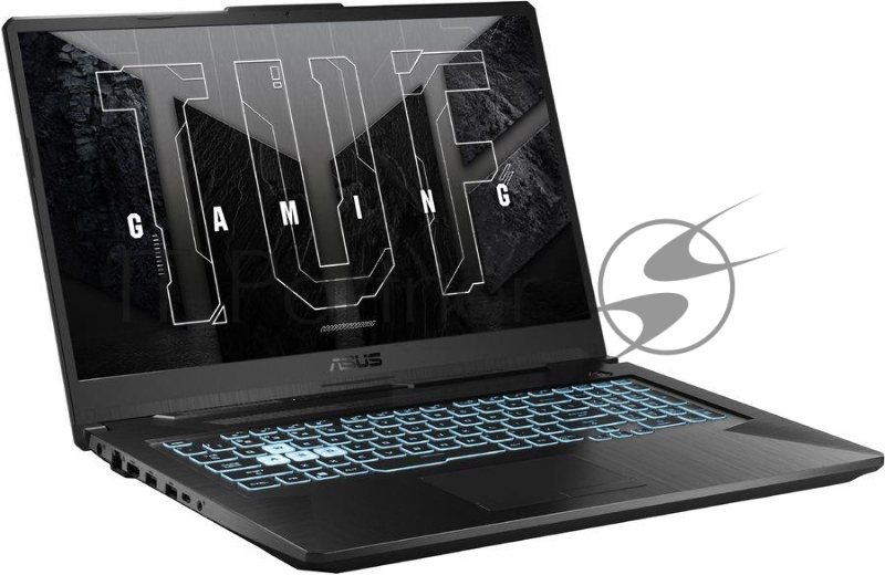 Ноутбук Asus TUF Gaming F17 FX706HEB-HX157W Core i5 11400H 16Gb SSD512Gb NVIDIA GeForce RTX 3050 Ti 4Gb 17.3 IPS FHD (1920x1080) Windows 11 grey WiFi BT Cam