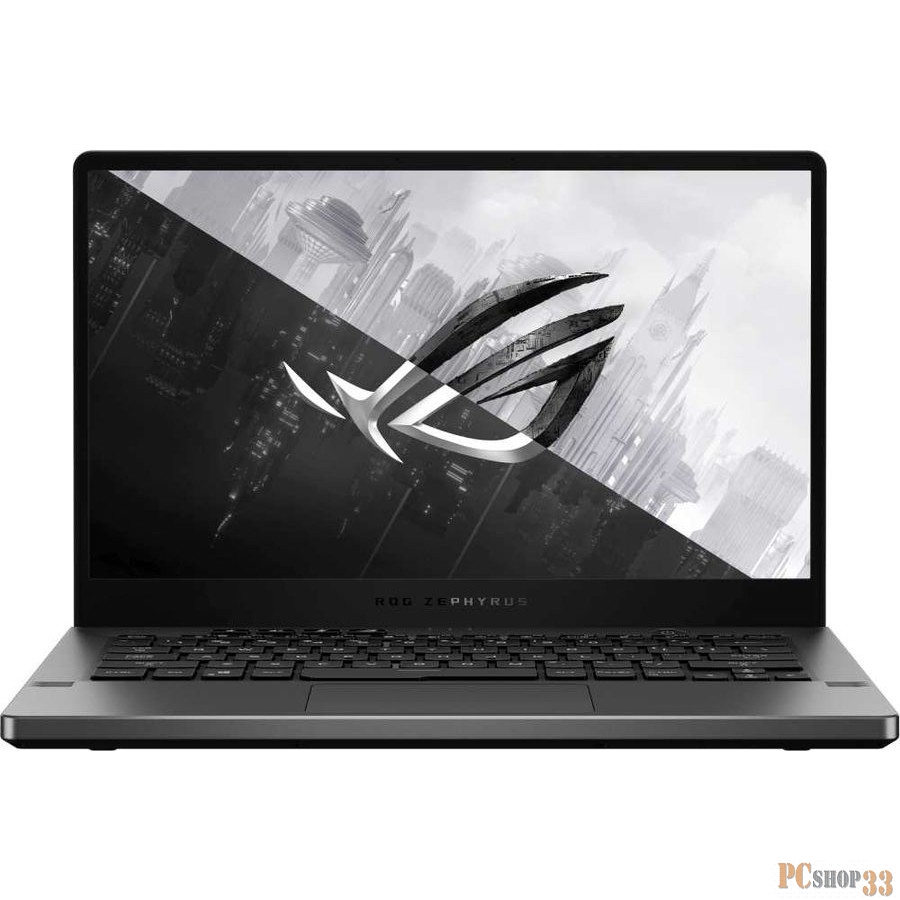 Ноутбук ASUS ROG GA401QC-K2143T ZEPHYRUS +bag 14(2560x1440 IPS)/AMD Ryzen 7 5800HS(3Ghz)/16384Mb/512SSDGb/ GeForce RTX3050(4096Mb)/BT/WiFi/war 2y/1.7kg/Eclipse Gray/W10