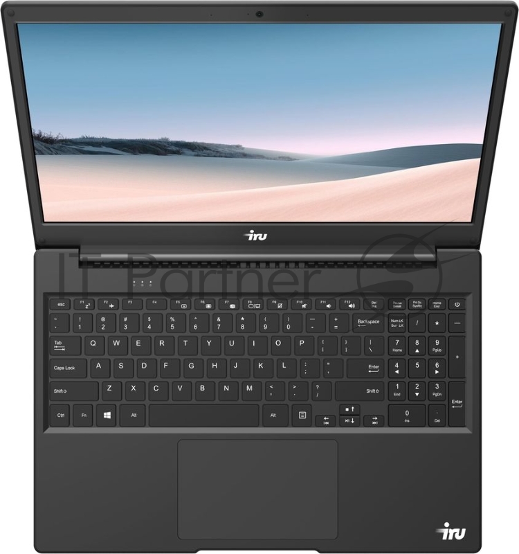 Ноутбук IRU Калибр 15Y Core i7 8550U 16Gb SSD500Gb Intel UHD Graphics 620 15.6 FHD (1920x1080) Windows 10 Home Single Language 64 black WiFi BT Cam
