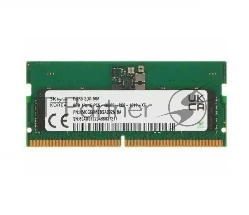 Модуль памяти SO-DIMM DDR5 8GB Hynix original (Korea) 4800 Mhz (HMCG66MEBSA092N)