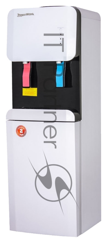 Кулер Aqua Work 105 LDR напольный электронный белый/черный