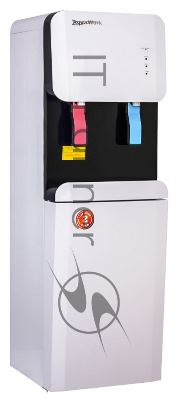 Кулер Aqua Work 105 LDR напольный электронный белый/черный