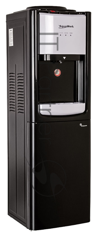 Кулер Aqua Work TY-LWYR33В напольный компрессорный черный/серебристый