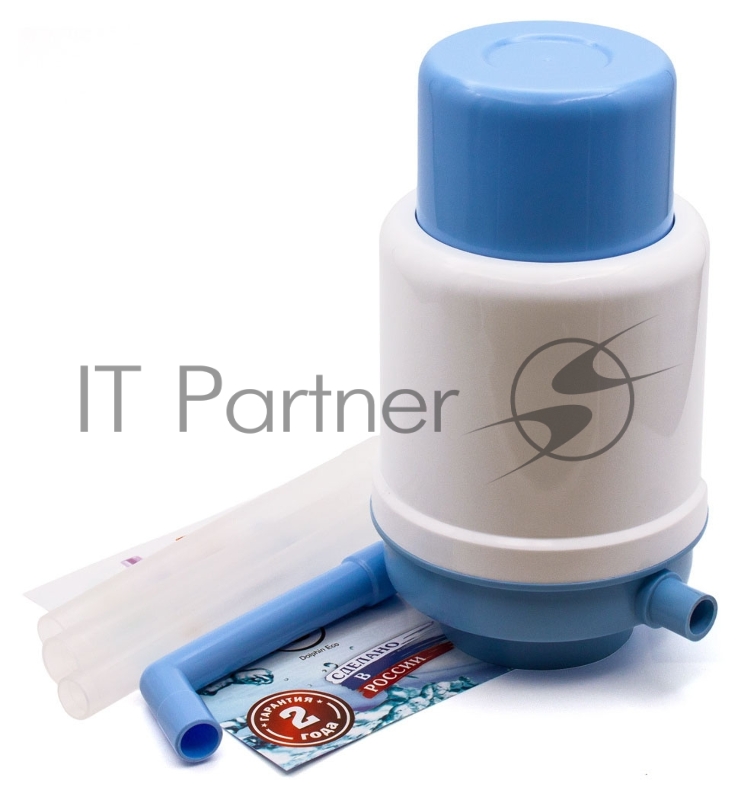 Помпа для 19л бутыли Aqua Work Дельфин Квик механический голубой/белый