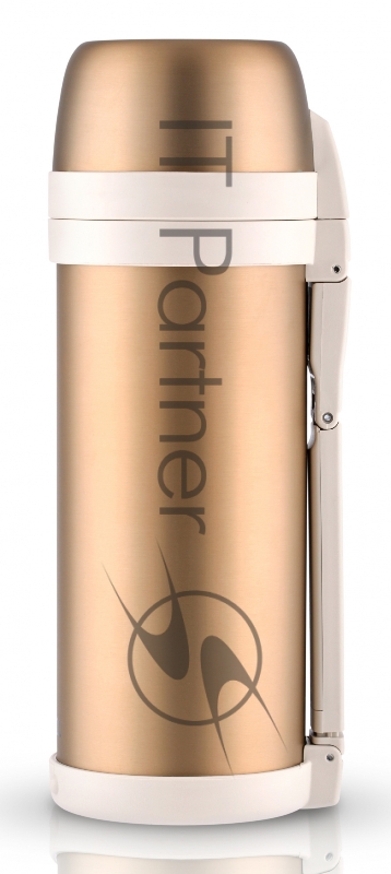 Термос Thermos FDH-2005(MGD) 2л. золотой/белый