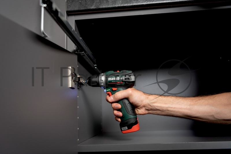 Дрель-шуруповерт Metabo PowerMaxx BS BL 12Вт аккум. (кейс в комплекте) (601721500)