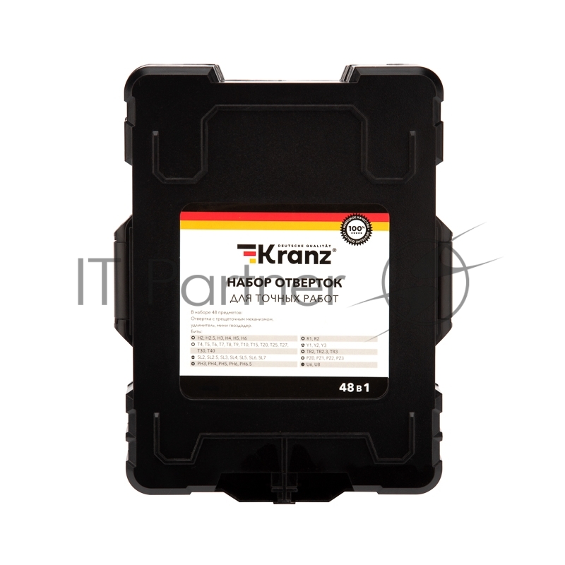 Набор отверток для точных работ KRANZ 48 предметов