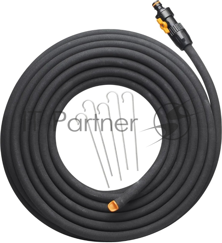 Шланг Fiskars 1025935 1/2-5/8 15м капельного полива черный