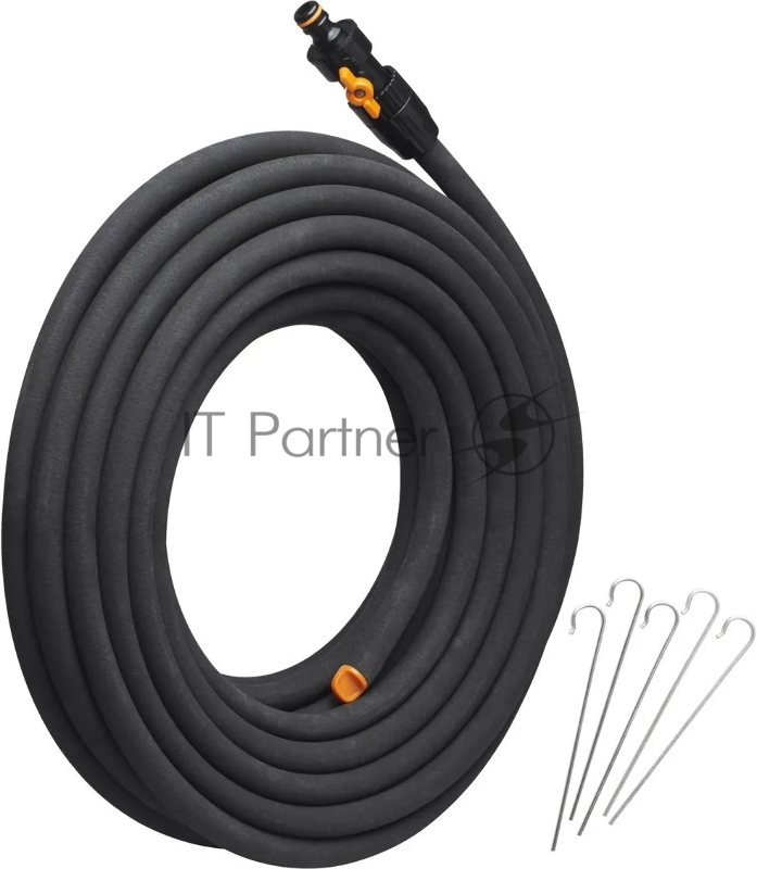 Шланг Fiskars 1025935 1/2-5/8 15м капельного полива черный