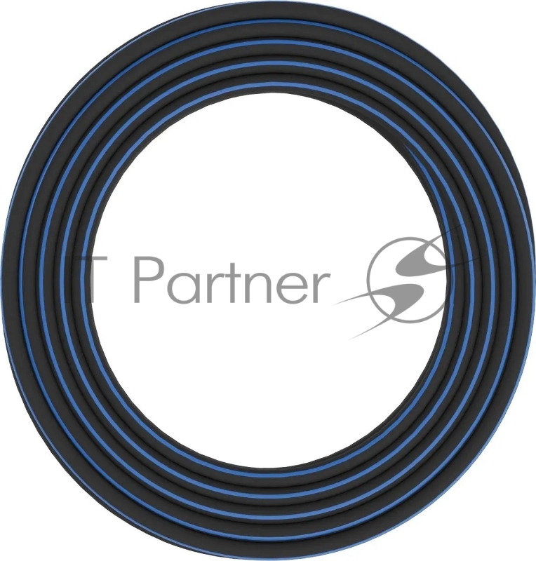 Шланг Fiskars 1027102 1/2 20м поливочный армированный черный/синий