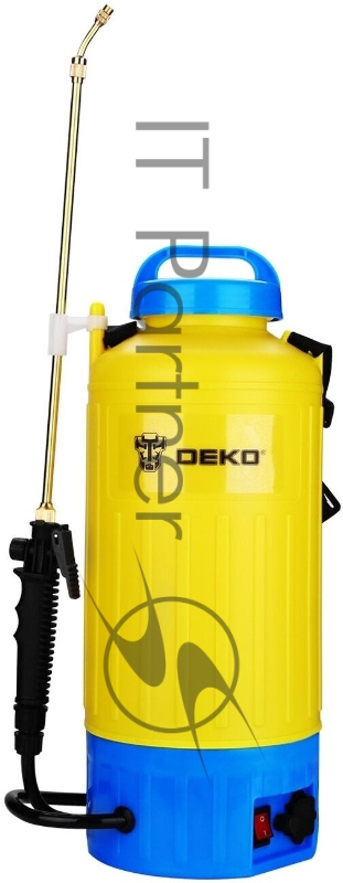 Опрыскиватель Deko аккум. 8л желтый/синий (065-0950)