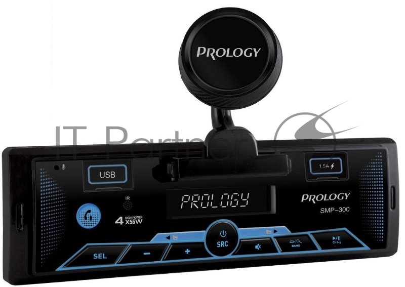Автомагнитола Prology SMP-300 1DIN 4x55Вт
