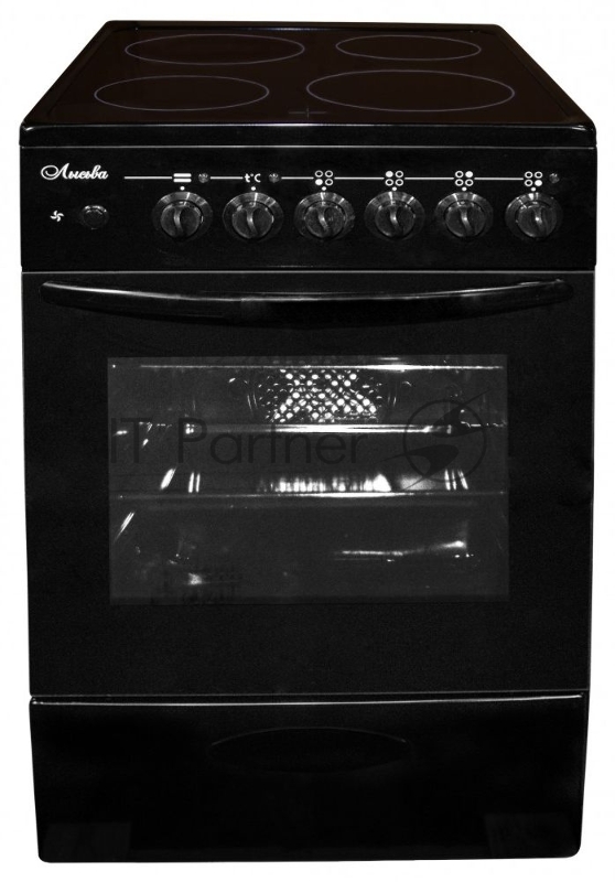 Плита Электрическая Лысьва EF4004MK00 черный (без крышки)