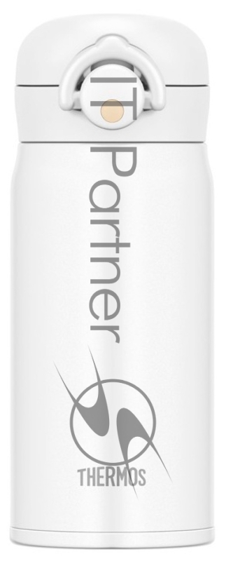 Термокружка Thermos JNR-351 0.35л. белый картонная коробка (370112)