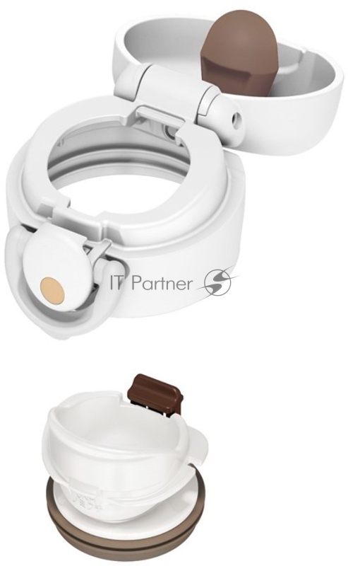 Термокружка Thermos JNR-351 0.35л. белый картонная коробка (370112)