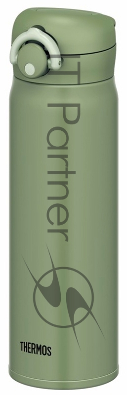 Термокружка Thermos JNR-501 0.5л. оливковый картонная коробка (372772)