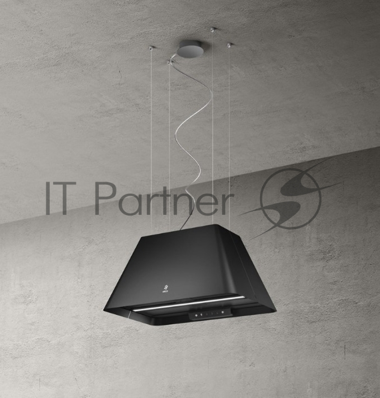 Вытяжка Elica Подвесная, 60 см, 710 м3/ч, черный матовый