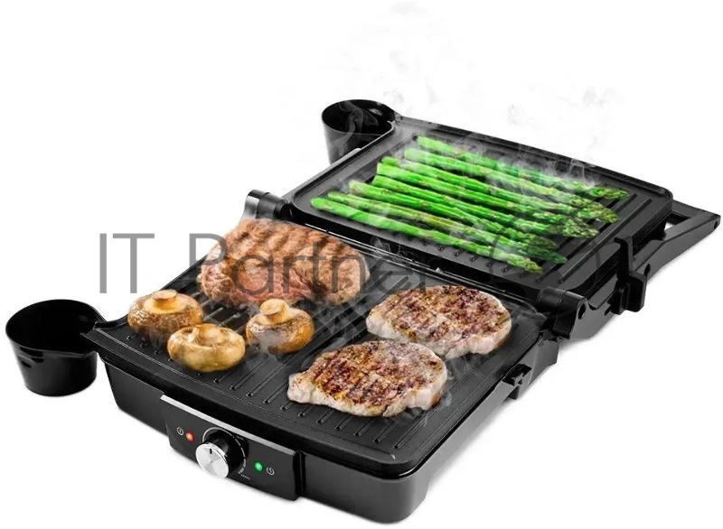 Электрогриль Kitfort КТ-1656 2000Вт черный