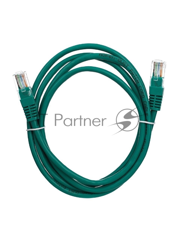 Патчкорд литой Aopen/Qust UTP кат.5е 1,5м зеленый <ANP511_1.5M_G>