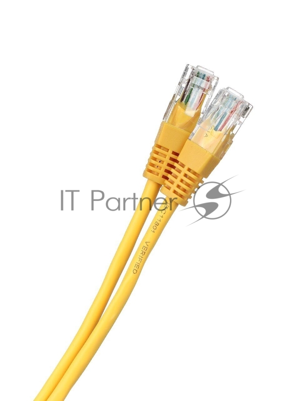 Патчкорд литой Aopen/Qust UTP кат.5е 1,5м желтый <ANP511_1.5M_Y>