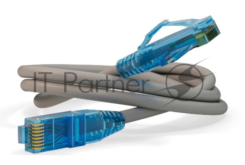 Патч-корд U/UTP кат.6 LSZH 2м PC-LPM-UTP-RJ45-RJ45-C6-2M-LSZ сер. Hyperline 42265