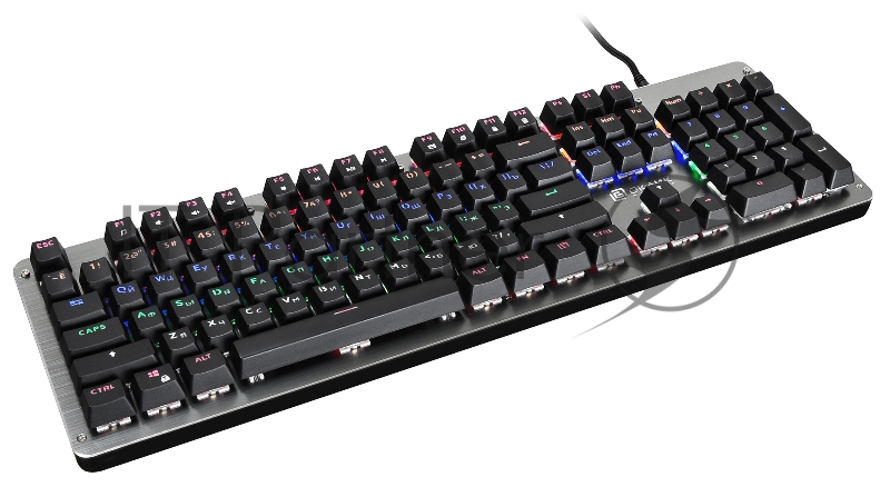 Клавиатура Oklick 970G DARK KNIGHT механическая черный USB Gamer LED