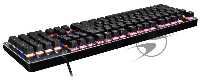 Клавиатура Oklick 970G DARK KNIGHT механическая черный USB Gamer LED