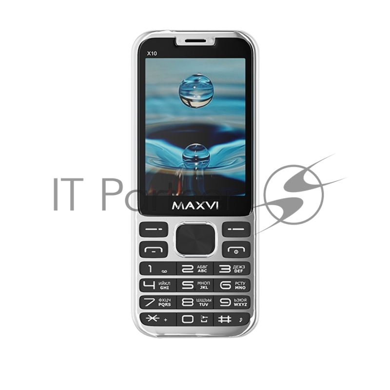 Сотовый телефон Maxvi X10 metallic silver