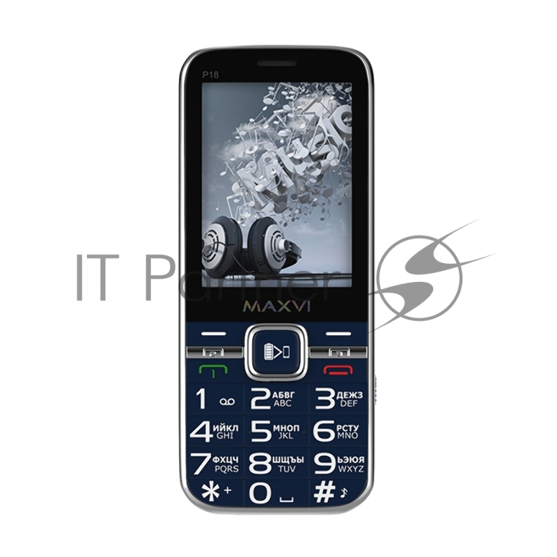 Сотовый телефон Maxvi P18 blue