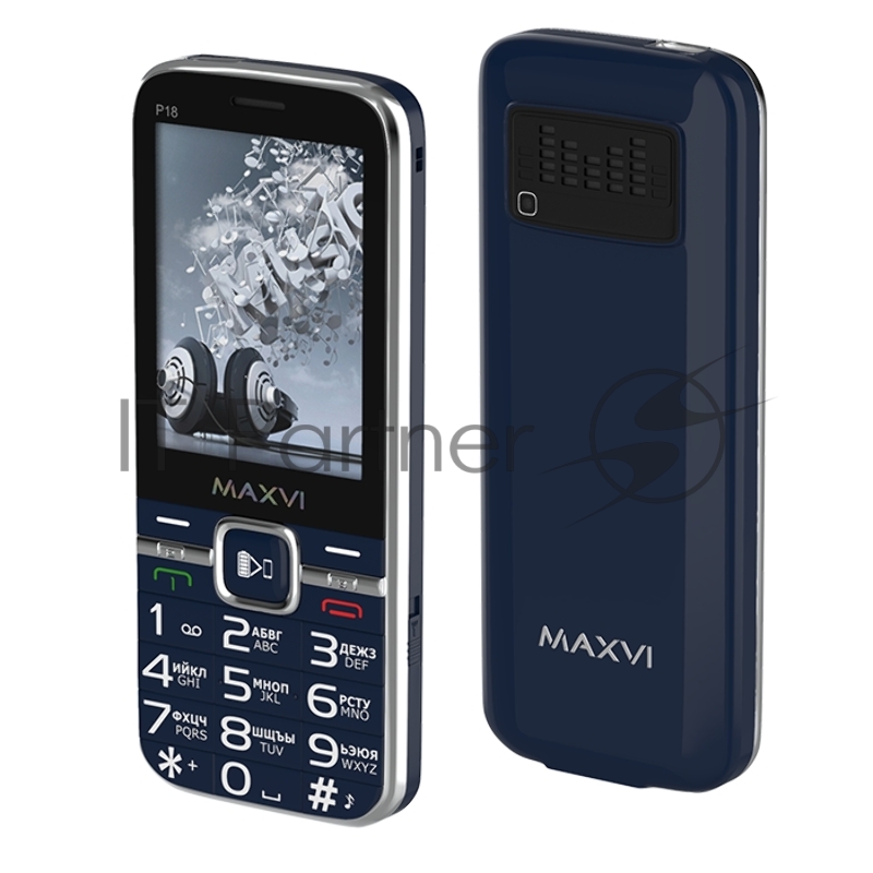 Сотовый телефон Maxvi P18 blue