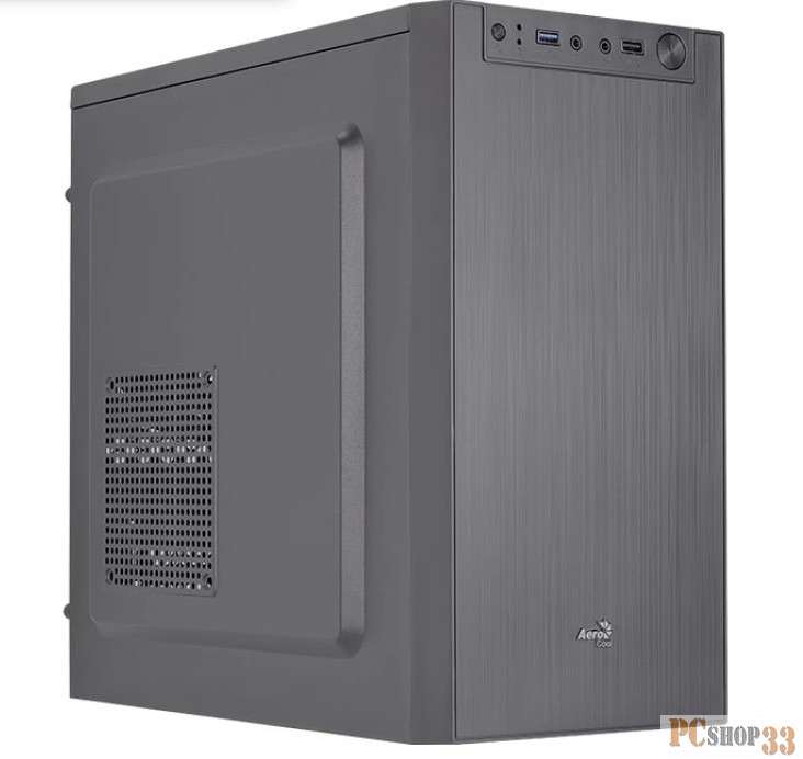 Корпус Aerocool Cs-108-S-BK-v1 (mATX, без БП, USB3.0 x1, USB2.0 x1, 8cm black fan x1)