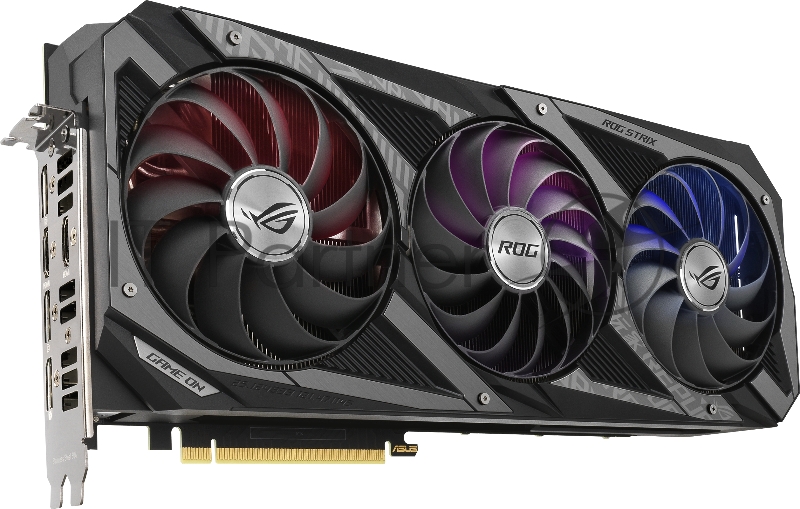 Видеокарта Asus ROG-STRIX-RTX3070-O8G-V2-GAMING LHR NVIDIA GeForce RTX 3070 8192Mb 256 GDDR6 1905/14000/HDMIx2/DPx3/HDCP Ret