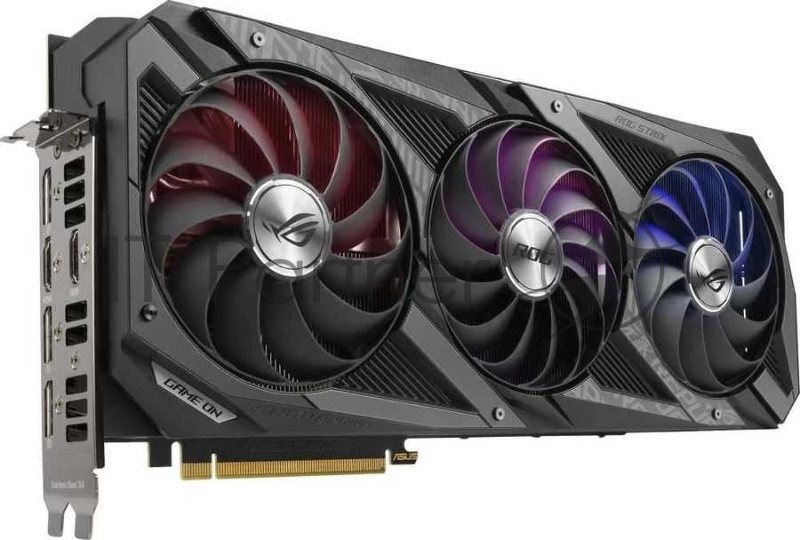 Видеокарта Asus ROG-STRIX-RTX3070-O8G-V2-GAMING LHR NVIDIA GeForce RTX 3070 8192Mb 256 GDDR6 1905/14000/HDMIx2/DPx3/HDCP Ret