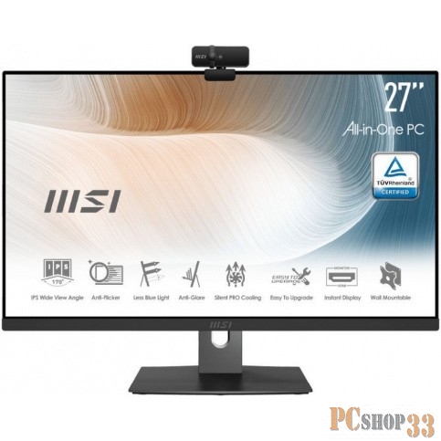 Моноблок MSI Modern AM271P 11M-498RU (MS-AF81) 27 FHD(1920x1080)/Intel Core i5-1135G7 2.4GHz Quad/8GB+512GB SSD/Integrated/WiFi/BT/W11Pro/