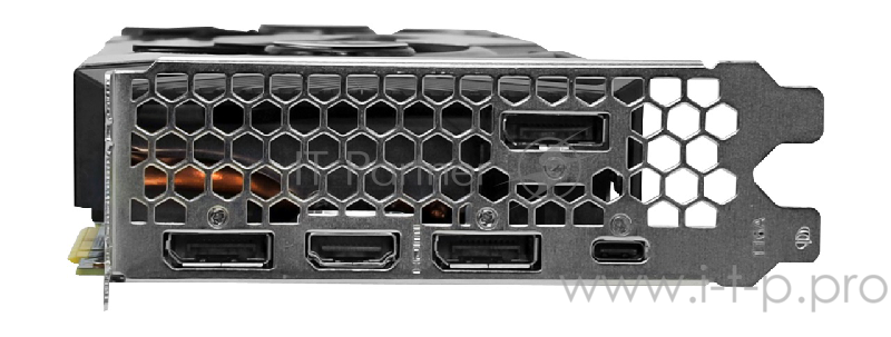 Видеокарта Palit GeForce RTX 2080 Dual 8ГБ (GeForce RTX 2080, DDR6, HDMI, 3xDP, USB-C) (PCI-E)