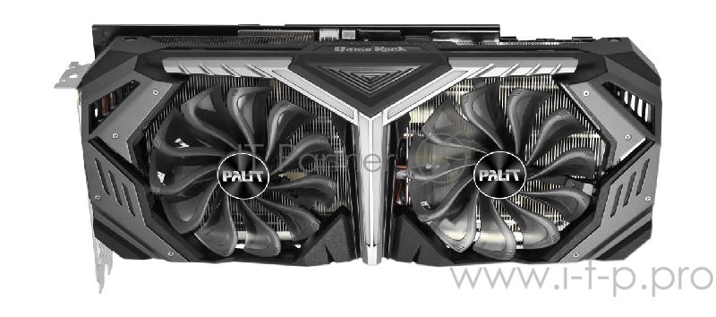 Видеокарта Palit GeForce RTX 2070 GameRock 8ГБ (GeForce RTX 2070, DDR6, HDMI, 3xDP, USB-C) (PCI-E)