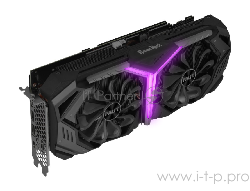 Видеокарта Palit GeForce RTX 2070 GameRock 8ГБ (GeForce RTX 2070, DDR6, HDMI, 3xDP, USB-C) (PCI-E)