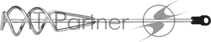 Миксер STAYER MASTER для песчано-гравийных смесей, шестигранный хвостовик, оцинкованный, 60х400мм