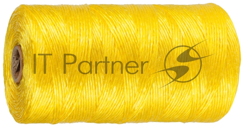 Шпагат STAYER многоцелевой полипропиленовый, d=1,5 мм, желтый, 110 м, 32 кгс, 0,8 ктекс