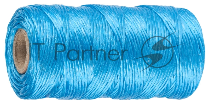 Шпагат STAYER многоцелевой полипропиленовый, d=1,5 мм, синий, 60 м, 32 кгс, 0,8 ктекс