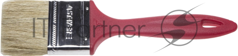 Кисть плоская STAYER UNIVERSAL-EURO, светлая натуральная щетина, пластмассовая ручка, 75мм